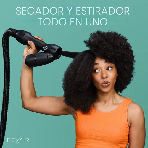 Miniatura 5 de REVAIR - Secador de pelo con reverso de aire - Secador de pelo innovador de secado rápido para cabello rizado, ondulado y liso - Revolucionario