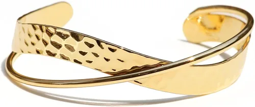 Miniatura 55 de OZEL - Pulseras para mujer, chapados en oro real de 18 quilates, pulseras de oro de cristal colorido para regalos