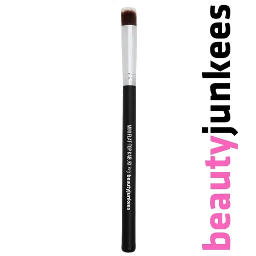 Miniatura 9 de Beauty Junkees Mini cepillo corrector de parte superior plana debajo de los ojos para difuminar pequeñas densas firmes sintéticas, funciona