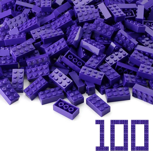 Miniatura 25 de Ladrillos de 2 x 4, lima, 320 piezas partes de color verde amarillento, kit de construcción clásico, conjunto de juego creativo, bloques de juguete