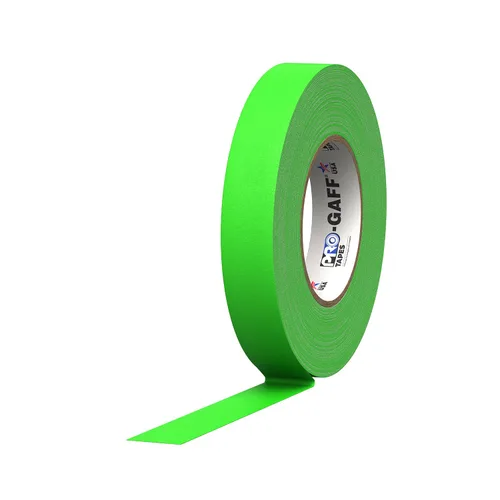 Miniatura 15 de ProTapes Pro Gaff Cinta de Gaffer de tela mate premium de 1 pulgada de ancho con adhesivo de goma, 11 mils de grosor, 55 yardas de longitud