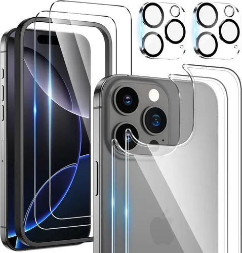 Miniatura 11 de Maxdara Protector de pantalla para iPhone 17 Pro Max (6.9 pulgadas), protector de pantalla trasera para iPhone 17 Pro Max y protector de pantalla