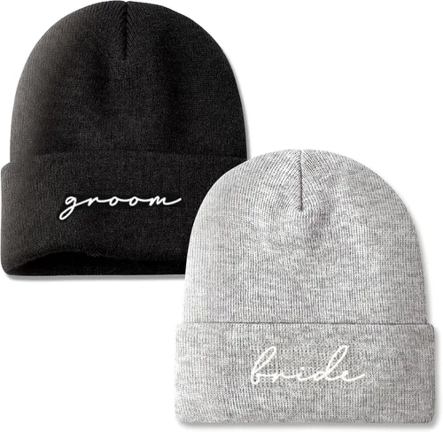 Miniatura 10 de Mr and Mrs Beanies, Wedding Gifts for Couples, His and Hers Engagement Gift, Honeymoon Travel Essentials