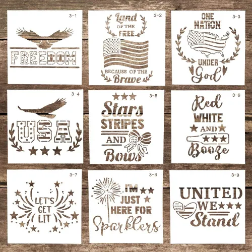 Miniatura 6 de Plantilla de plantilla decorativa reutilizable para manualidades, álbumes de recortes, pintura en pasteles, galletas, madera, lienzo, suelo, pared