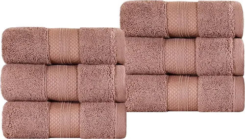 Miniatura 119 de Superior Juego de toallas de algodón turco de 9 piezas, 3 toallas de baño, 3 manos, 3 toallas faciales para el hogar, artículos esenciales de baño