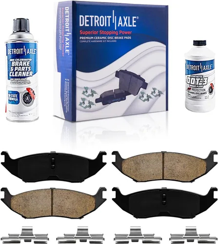 Miniatura 110 de Detroit Axle - Pastillas de Freno para Nissan Altima Sentra 350Z Juke INFINITI G35, Pastillas de Freno Cerámica Delanteras y Traseras Reemplazo
