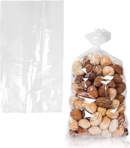 APQ Supply Bolsas de polietileno transparentes con refuerzo, 4 x 2 x 10 pulgadas. Paquete de 1000 bolsas de plástico con refuerzo lateral con parte