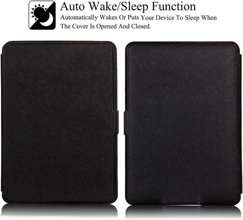 Miniatura 2 de REASUN Funda para Kindle Paperwhite 123, funda delgada con ranuras magnéticas para tarjetas con funda protectora de encendido y apagado automático