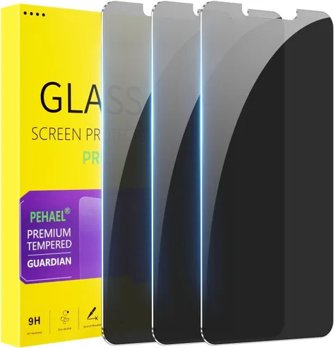 Miniatura 19 de PEHAEL 3+3 Pack para iPhone 17 Pro protector de pantalla de privacidad con protector de lente de cámara, película de vidrio templado antiespía