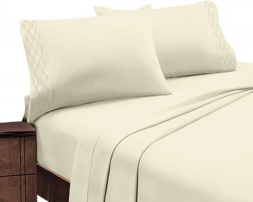 Miniatura 5 de Home Sweet Home - Juego de ropa de cama transpirable extra suave y resistente a las arrugas, juego de sábanas bordadas de lujo con bolsillo profundo