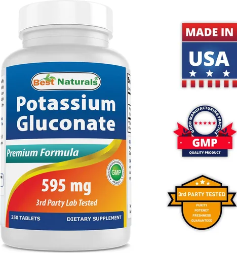 Miniatura 7 de Best Naturals Calcio y magnesio con vitamina D3 1500mg y gluconato de potasio 595 mg
