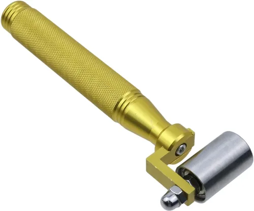 Miniatura 8 de Rodillo de costura de nailon de doble extremo con mango de madera, herramienta de rodillo de papel tapiz para construcción, amortiguamiento