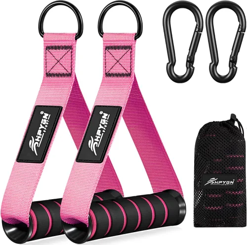 HPYGN Mango de ejercicio, equipo de fitness de repuesto para pilates, yoga, entrenador de fuerza, gimnasio en casa extraíble, rojo, gris, azul mango