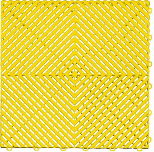 Miniatura 55 de Swisstrax Ribtrax PRO Azulejos Entrelazados para Piso de Garaje, 15.75 x 15.75 Pulgadas, Negro Azabache, Juego de 24 Piezas