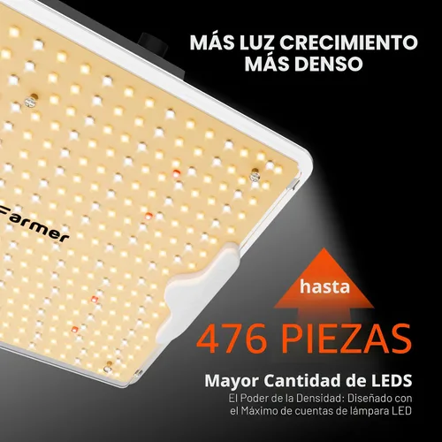 Miniatura 3 de Spider Farmer Kit de tienda de cultivo de 2 x 2 x 5 pies, SF1000D Bridgelux diodos de espectro completo LED luz de crecimiento de 24 x 24 x 55