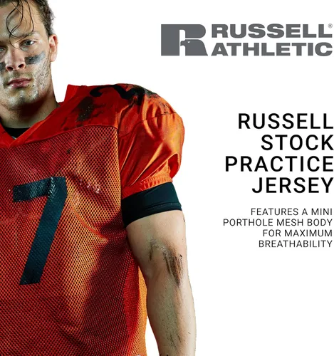 Miniatura 4 de Russell Athletic Jersey de práctica Stock para hombre