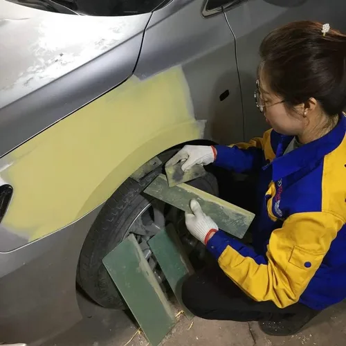 Miniatura 9 de Esparcidores de masilla para automóvil, raspador de carrocería, aplicador, reparación de pintura, masilla, resina de fibra de vidrio, accesorios