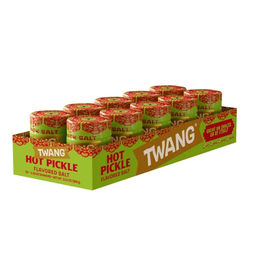 Miniatura 16 de Twang erz Chile-Lime condimento sal para aperitivos, coctelera de 1.15 onzas (paquete de 10)