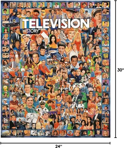 Miniatura 8 de White Mountain Puzzles Historia de la televisión - Rompecabezas de 1000 piezas