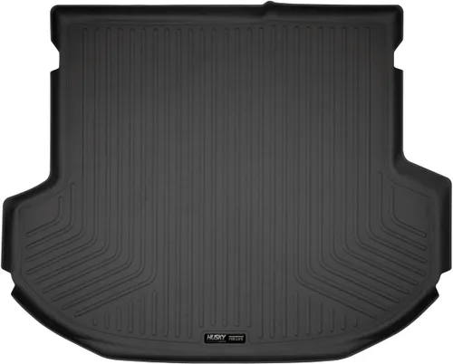 Miniatura 12 de Husky Liners Weatherbeater Alfombrillas de piso Compatible con Hyundai Santa Fe 2013-2018; Hyundai Santa Fe XL 2019 2da fila, 1 pieza negro