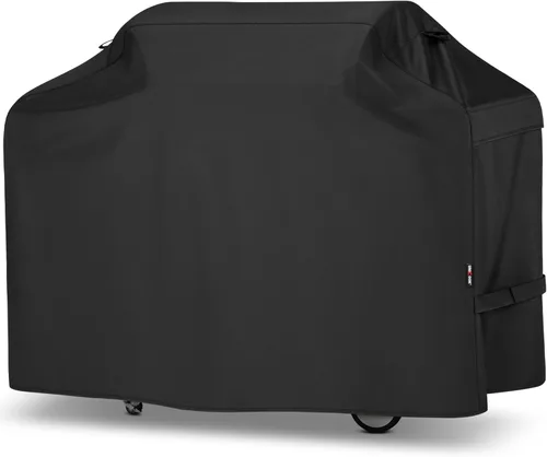 Miniatura 10 de Unicook - Funda para parrilla a gas al aire libre, cubierta de parrilla de 60 pulgadas, protector de barbacoa resistente al agua y a la Gris