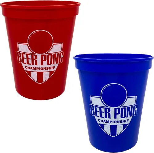 Miniatura 3 de Celebration Saying Party Cups – 12 Beer Pong Champion (combo rojo/azul)
