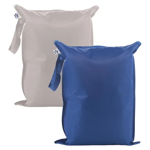 Miniatura 44 de Tiny Twinkle Bolsas Húmedas a Prueba de Desorden Paquete de 2 Bolsas Húmedas Reutilizables e Impermeables para Trajes de Baño Ropa de Bebé