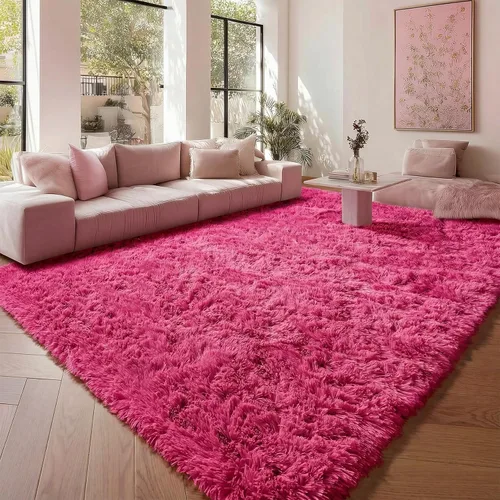 Miniatura 155 de ONASAR - Alfombra de pasillo negra de 2 x 6 pies, esponjosa, lavable, ultrasuave, afelpada, peluda, tapete para bebés, dormitorio de niños, armario