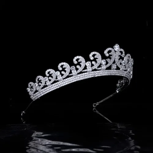 Miniatura 3 de hair jewelry crown tiaras for women Bridal Crown Retro Bride Tiaras for Women Wedding Crowns Princess Birthday Headdress Hair Jewelry