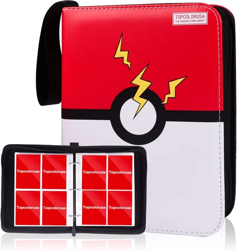 Miniatura 7 de Carpeta para tarjetas de 1800 tarjetas, 9 bolsillos, carpeta de tarjetas coleccionables con cremallera de alta calidad, carpeta de doble cara