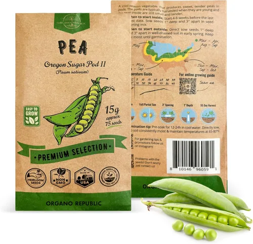 Miniatura 12 de Organo Republic Paquete de Semillas de Lechuga Hoja de Roble 1 G - Más de 800 Semillas de Lechuga Reliquia Sin OMG para Plantar Verduras en Paquete