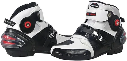 Miniatura 2 de Botas de carreras para hombre, color negro, 9.5, blanco (Leather White)