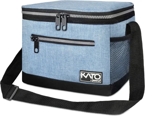 Miniatura 25 de Tirrinia Lonchera aislada para hombres/mujeres, bolsa de almuerzo a prueba de fugas para escuela y trabajo, bolsa de almuerzo grande para niños