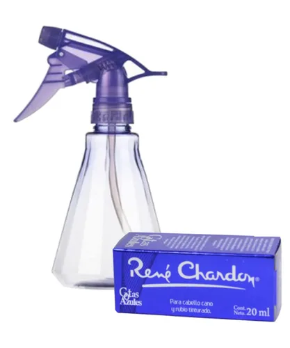Miniatura 2 de Rene Chardon Gotas azules para cabello gris y rubio Platinum Highlights Cabello Cano Rubio Tinturado Reflejos Platinados 0.7oz-0.7 fl oz