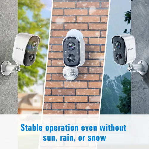 Miniatura 8 de Cámaras de seguridad inalámbricas para exteriores, cámaras 2K para seguridad en el hogar con visión nocturna a color, almacenamiento SD/nube, mayor