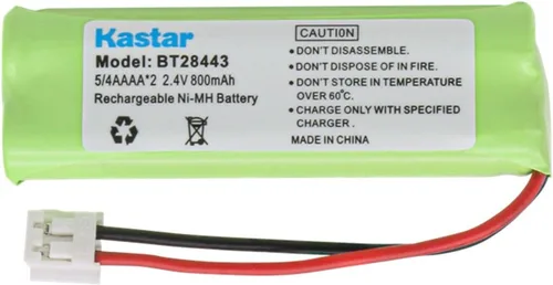 Kastar Batería inalámbrica (paquete de 1), Ni-MH 2.4V 800mAh, repuesto para BT-18443 BT-28443 89-1337-00-00 VTech LS-6115 LS-6117 LS-6125 LS6126