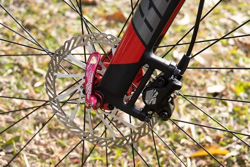 Miniatura 7 de BOLANY Juego de frenos de disco aceite hidráulico MTB bicicleta aleación de aluminio delantero 31.496 in trasero 55.118 in palancas de freno