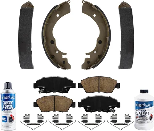 Miniatura 66 de Detroit Axle - Pinza de disco del lado del acompañante + pastillas de freno de cerámica de repuesto para Lexus HS250H Toyota RAV4 Prius V Scion xB