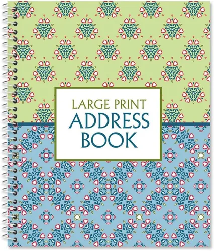 Miniatura 7 de Smarty Cats - Libreta de direcciones impresa grande, 56 páginas, grande de 7 x 8-1/2 pulgadas, encuadernada en espiral, fácil lectura legible