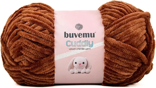 Miniatura 9 de Hilo de felpilla de terciopelo, súper suave y esponjoso, para tejer, hacer manualidades, color amigurumi, duradero para el desprendimiento, 3.53