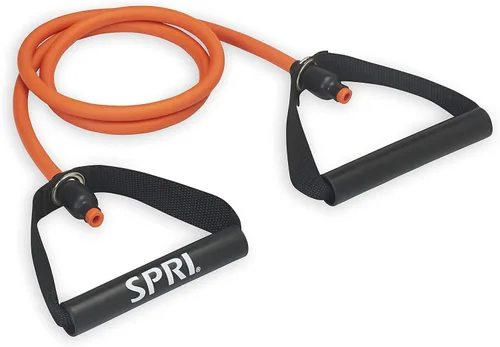 SPRI Bandas de resistencia con asas - Bandas de tubo de resistencia para entrenamiento de fuerza y fitness