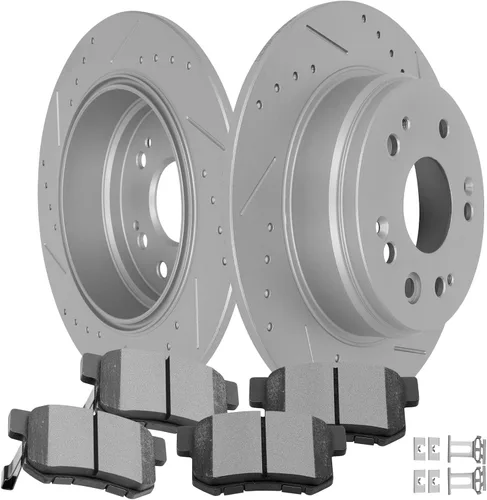 Miniatura 22 de SCITOO Kit de freno delantero Rotores de freno delantero y pastillas de freno de cerámica para Hyundai Sonata 2009-2015, 2011-2016 para Kia Optima