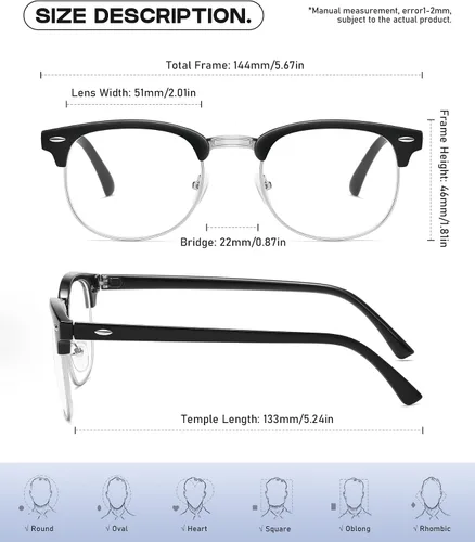 Miniatura 5 de Perfectmiaoxuan - Gafas con bloqueo de luz azul, para computadora/juegos/pantalla para mujeres u hombres, anti luz azul y UV, Estándar