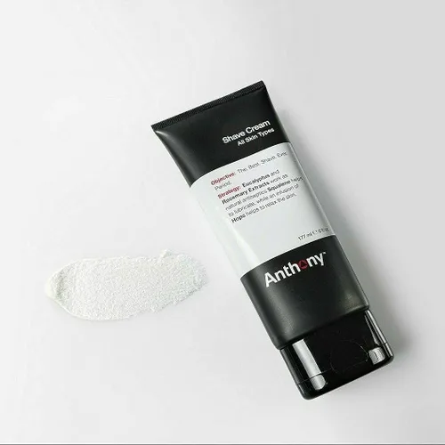 Miniatura 6 de Anthony Crema de afeitar para hombre para pieles sensibles: extractos de escualano, eucalipto, menta verde y romero, ayuda a calmar, refrescar