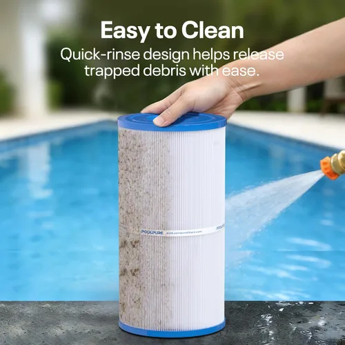 Miniatura 6 de POOLPURE Filtro de spa C-5345 sustituye a PLBS50, Unicel C-5345, Filbur FC-2970, 817-0014, R173584, 173584, X268519, 10419, 14513, 50451, S2/G2 Spa