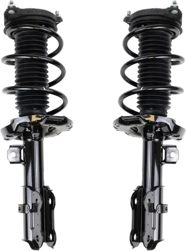 Miniatura 62 de TRQ Conjunto de Amortiguador y Resorte Delantero Cargado con Resorte Helicoidal Pre-ensamblado Compatible con Jeep Cherokee Limited AWD 14-22 Sin