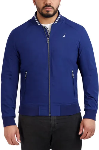 Nautica - Chaqueta bomber ligera para hombre – Resistente al viento y al agua, tallas regulares, grandes y altas