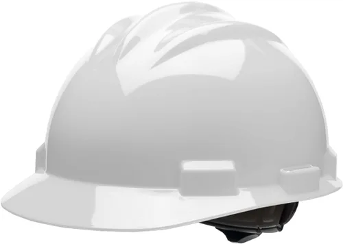 Miniatura 4 de Bullard 3-Rib S61 - Casco de seguridad estilo gorra con suspensión de trinquete de 4 puntos y almohadilla de algodón para cejas Blanco