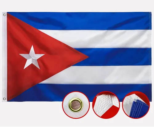Miniatura 18 de Bandera de Australia de doble cara de 3 x 5 para exteriores, banderas australianas, nailon 210D resistente, estrellas bordadas, rayas cosidas