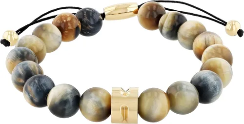 Miniatura 7 de Pulsera Bolo de Nylon Ajustable con Cuentas de Acero Inoxidable para Hombre - Elección